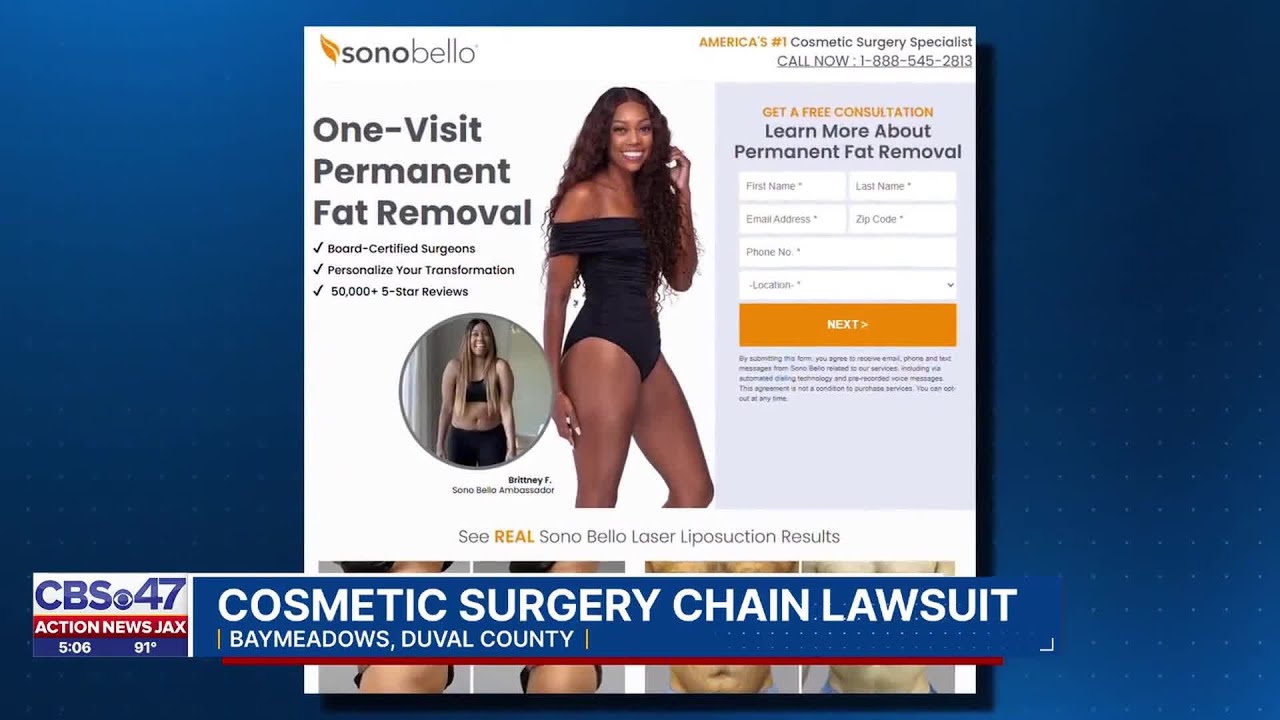 Cosmetic surgery chain Sono Bello to face malpractice lawsuits over Jacksonville cases