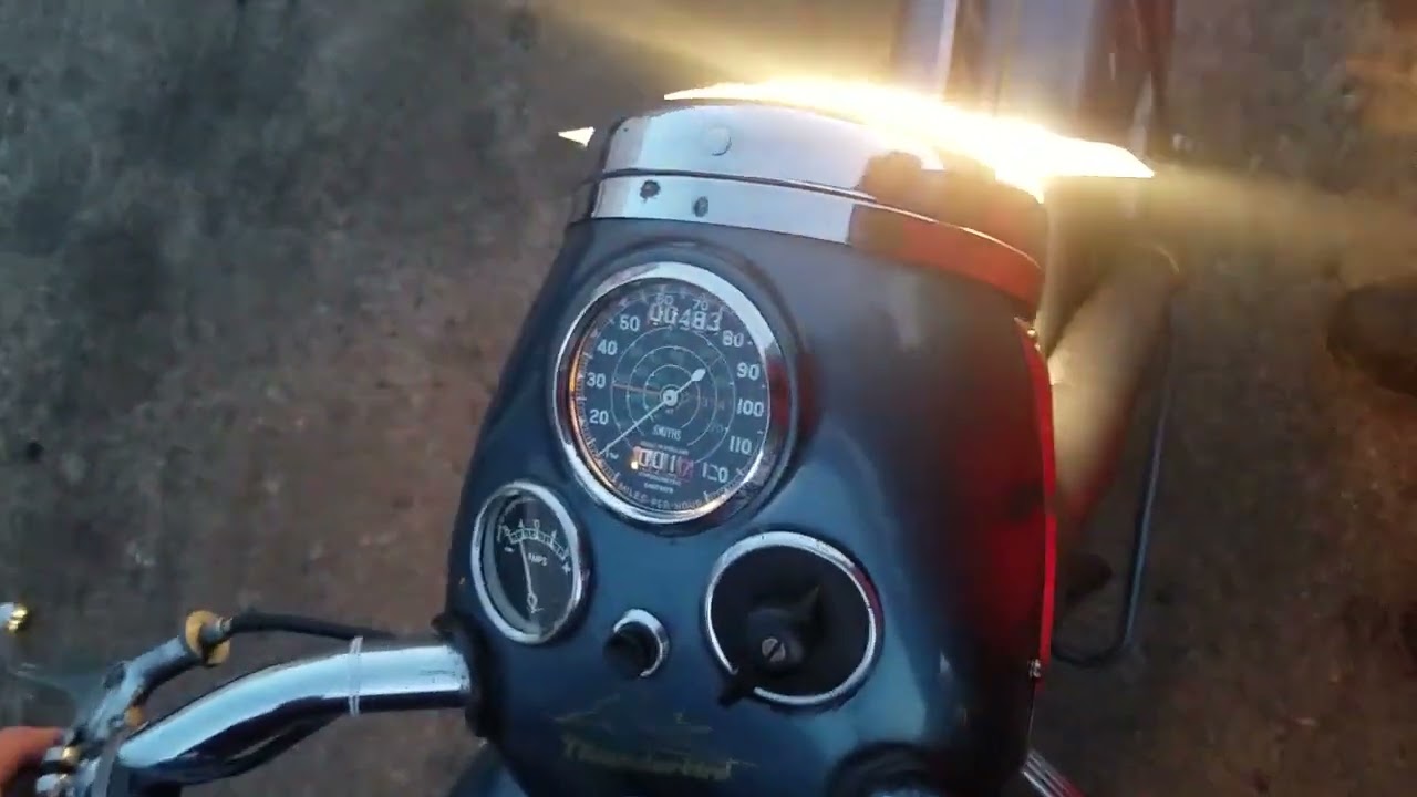 1951 Triumph 6T Thunderbird 650cc at Andy Tiernans #08724TRI