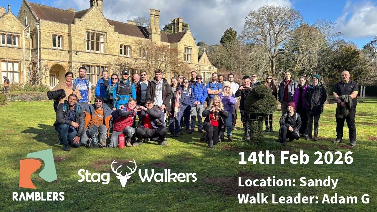 Valentine's Day Special Walk at Sand |, Hertfordshire #ramblers #stagwalkers 