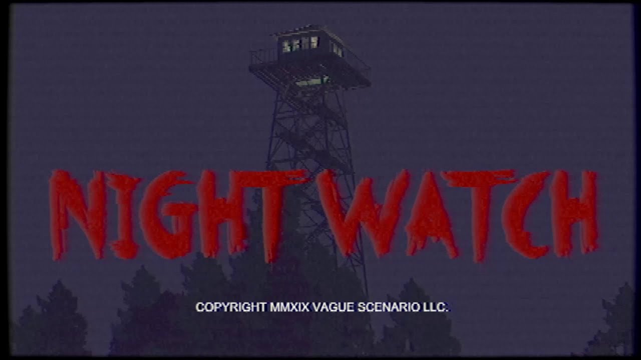NIGHTWATCH by PuppetCombo (2019) RETRO Park Ranger Horror - Full Playthrough (No Commentary)