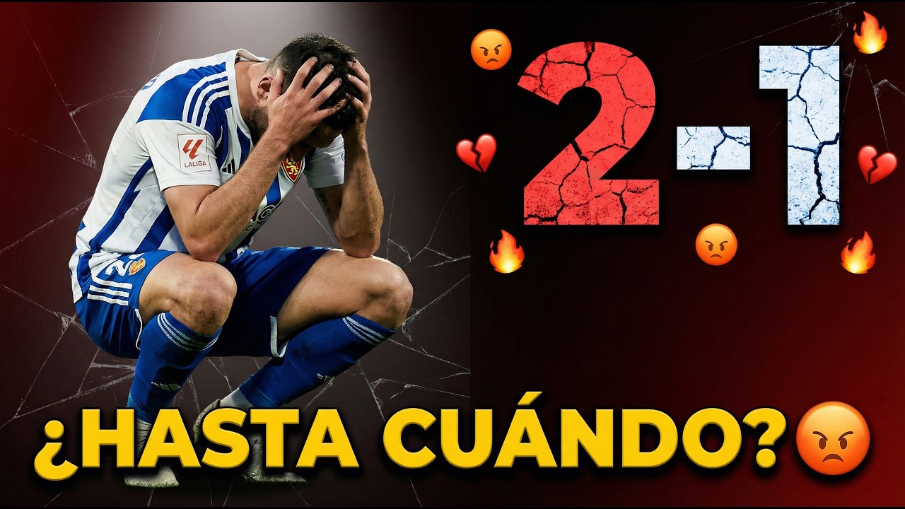¡OTRA DERROTA! El Real Zaragoza cae 2 1 en Andorra y la crisis se agrava 😡⚽