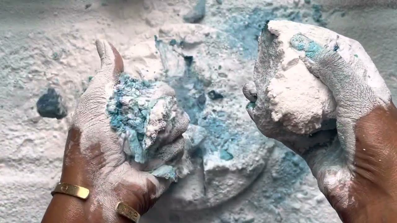Soft fluffy White clouds, sparkly Earth and Blue moon 🤍💙 ASMR 💙 Oddly Satisfying
