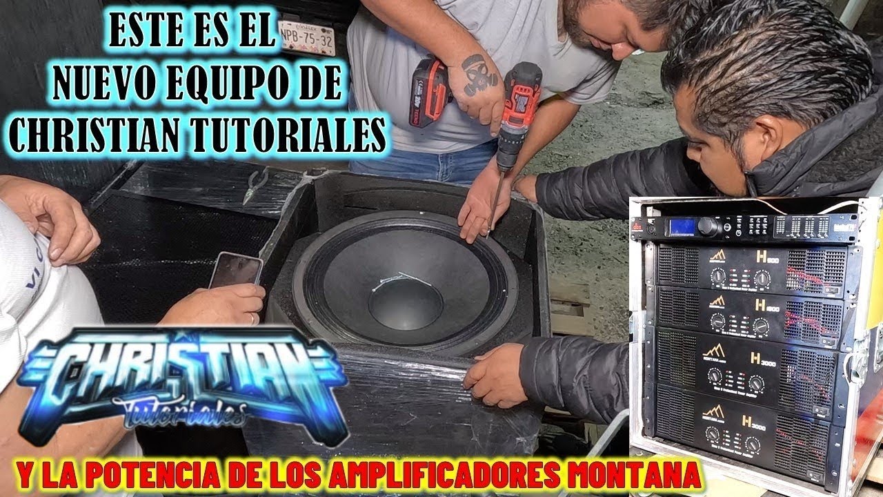 NO CREERAS COMO SE OYE😱el IMPRESIONANTE EQUIPO🔊de LA GORDITA CRISTIAN TUTORIALES SUS AMPLIS MONTANA💥