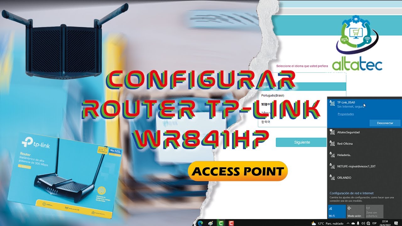 Como CONFIGURAR Router Tp-Link WR841HP en Modo ACCESS POINT (Paso a Paso)