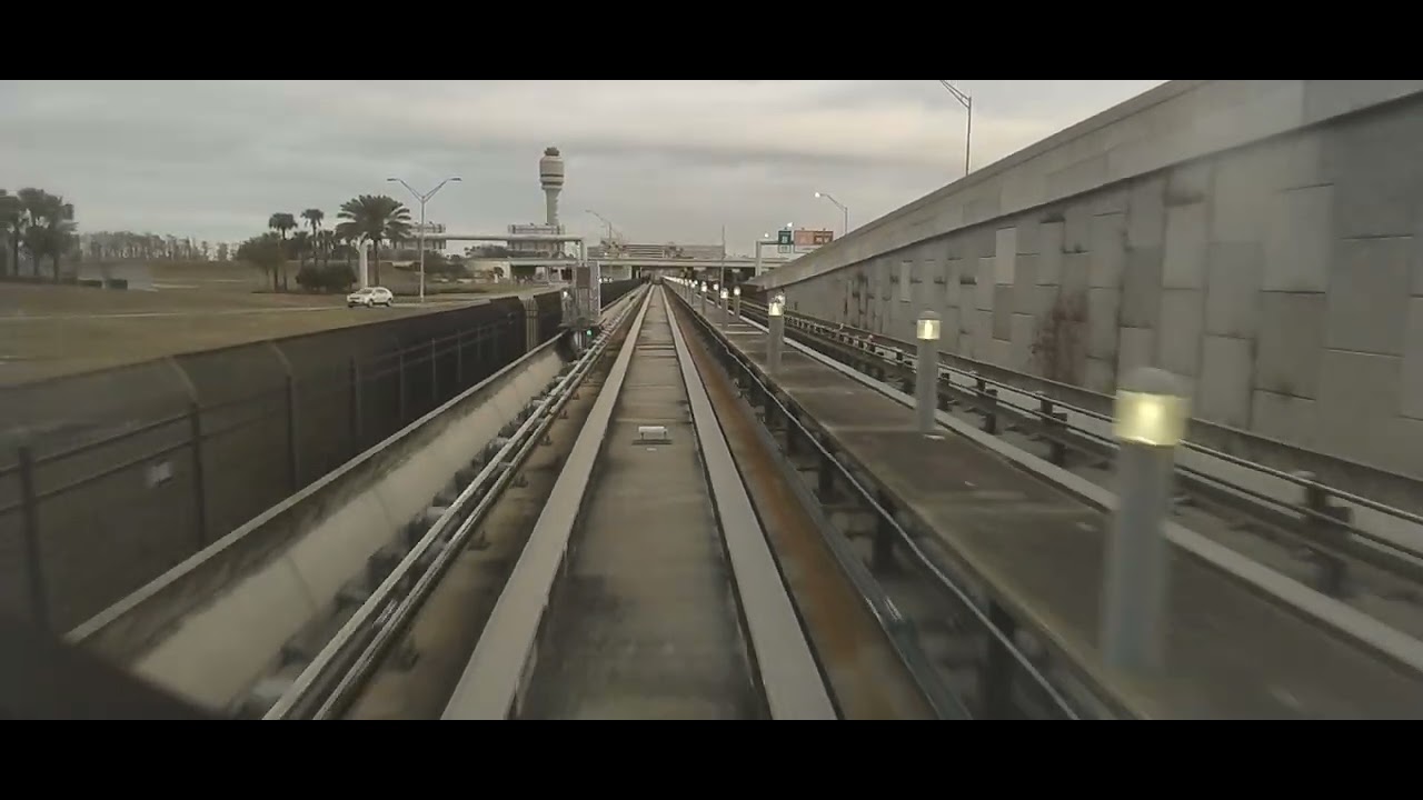Train Ride To Terminal C in Orlando Int'l Airport 