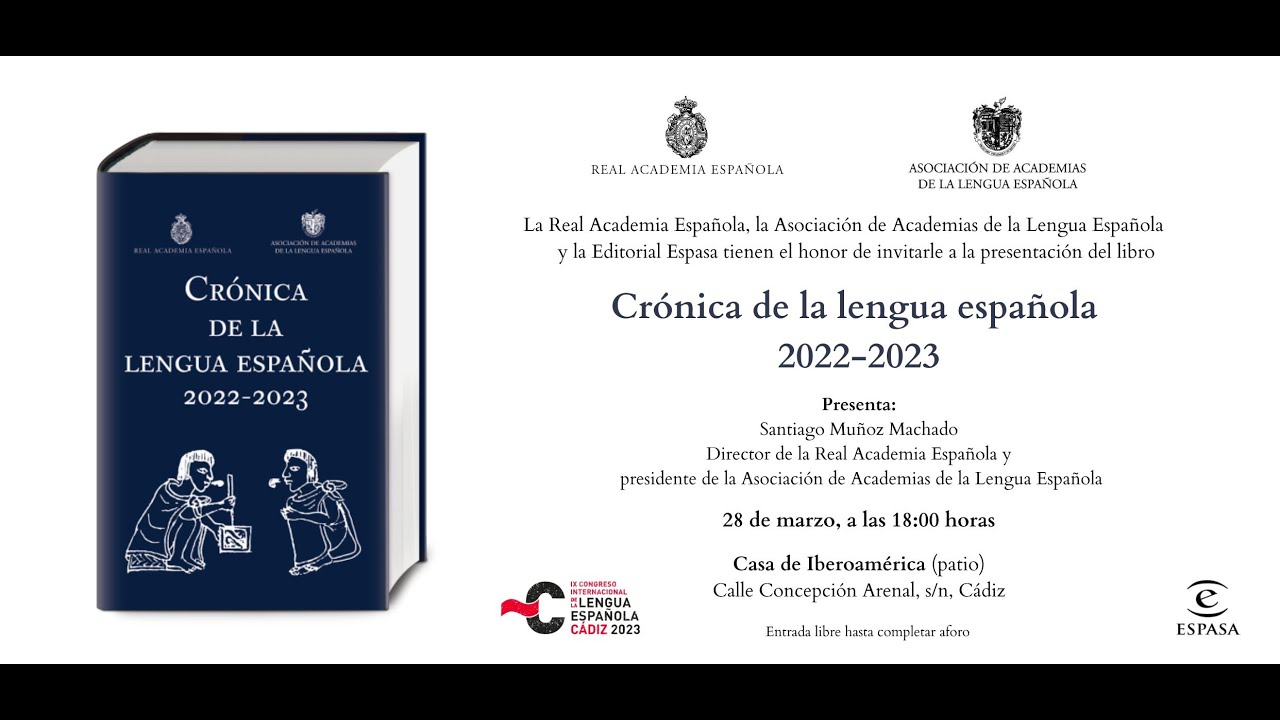 Presentación de la «Crónica de la lengua española 2022-2023»