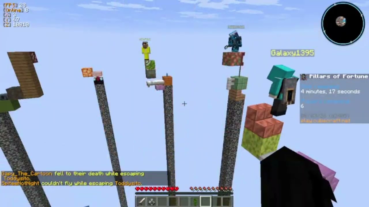 Heute Etwas Minecraft Pilars of Fortune #minecraft #minecraftvideos #cubecraft #funny