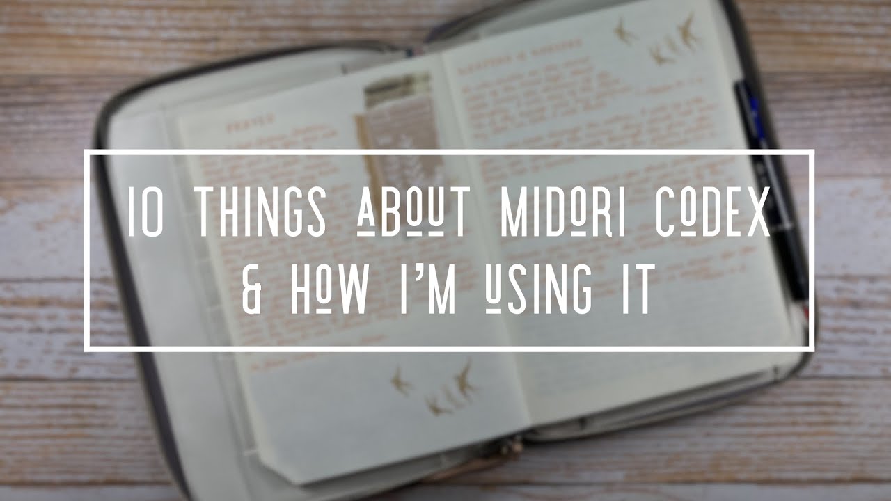 10 фактов о Midori Codex и как я его использую * Midori Codex на 2021 год