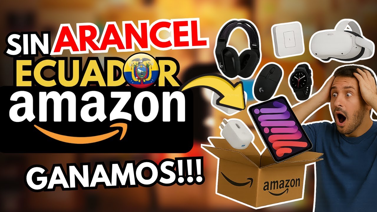 AMAZON sin ARANCEL en compras con envio GRATIS a ECUADOR 2025 🇪🇨 #ecuador #amazonecuador