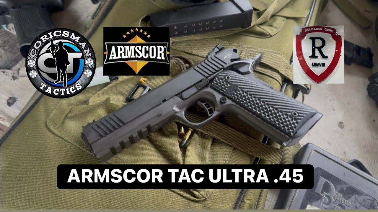 ARMSCOR Tac Ultra review with CoricsMan ( Powered by RELOADER GUNS & AMMO TRADING)