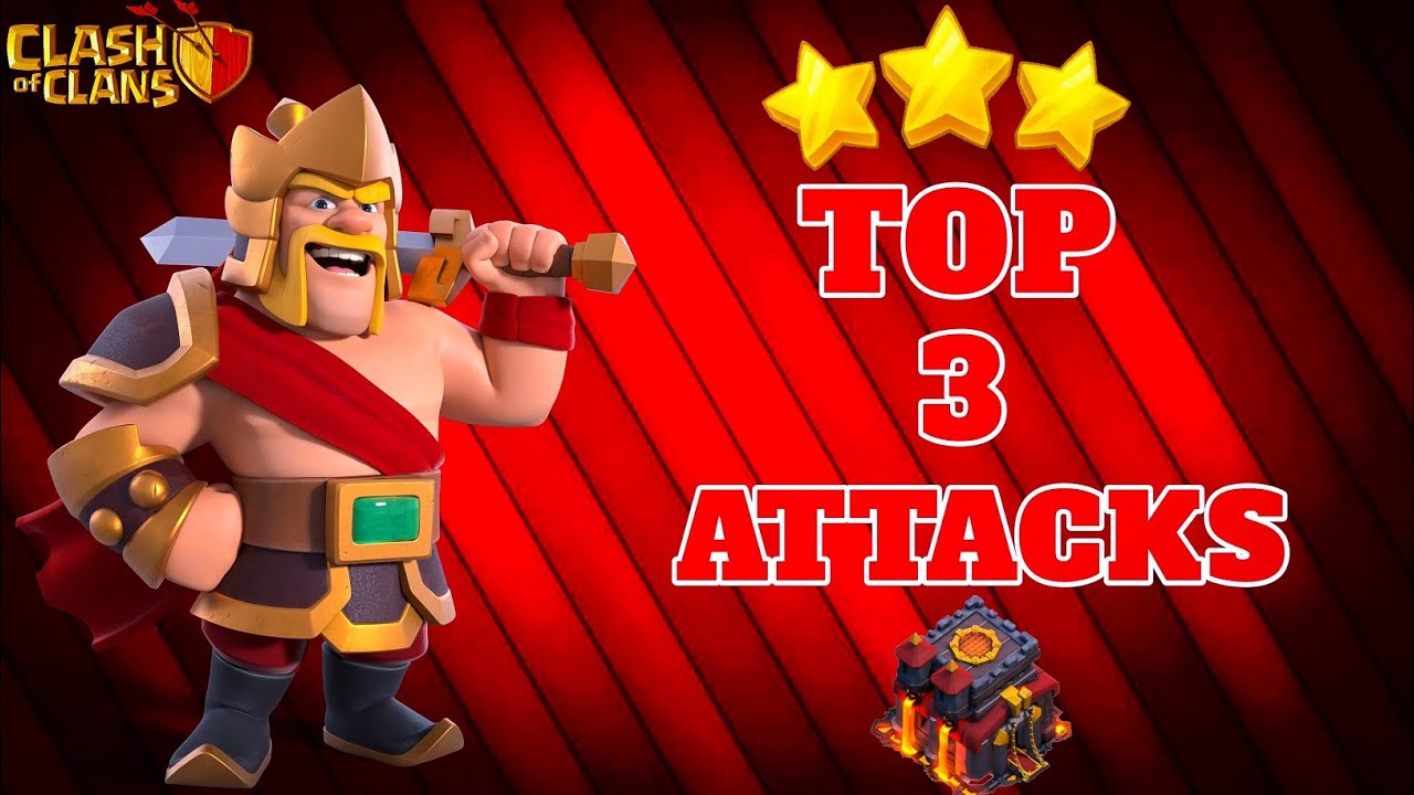 TOP 3 TH10 ATTACK STRATEGY 2021 | BEST TH10 WAR ATTACK STRATEGY 2021 | CLASH OF CLANS