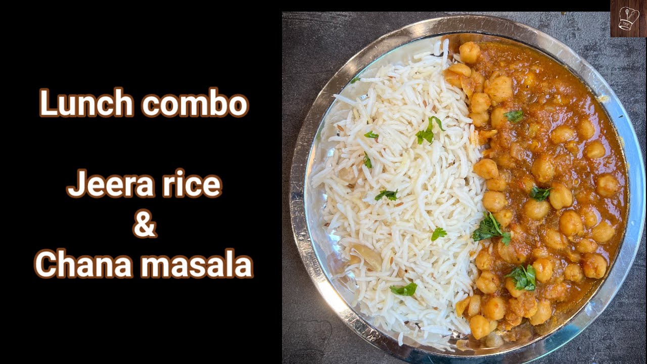 Jeera rice chana masala recipe | Dhaba style chole masala | restaurant style chana masala with rice