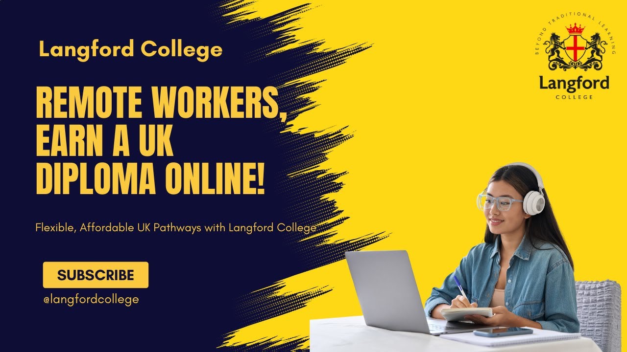Remote Workers: Earn a UK Diploma Online!