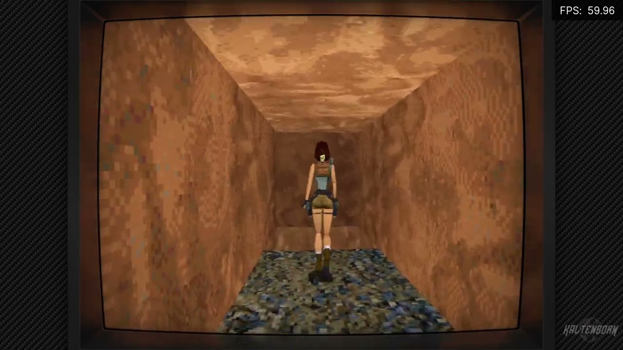 Tomb Raider (1996) (PS1) Final Boss + Ending