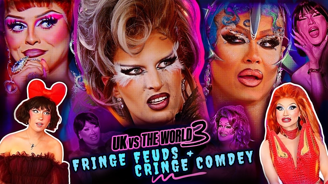 UK vs The World 3 Fringe Feuds & Cringe Comedy in Fight for the Finale | RuPaul's Drag Race