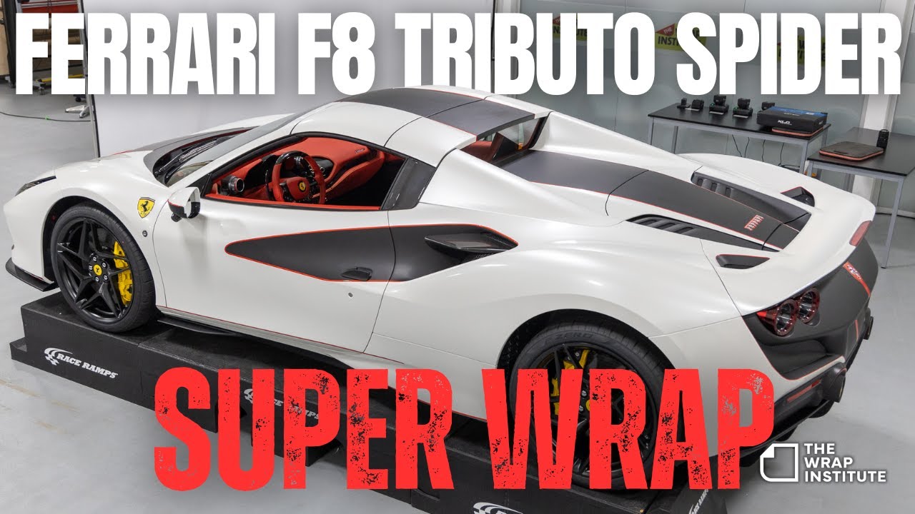 FERRARI F8 TRIBUTO SPIDER SUPER WRAP