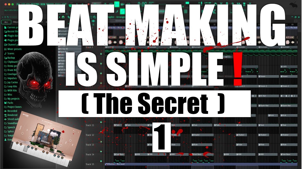 FL Studio 21 Beginner Beat Making Tutorial (2025)
