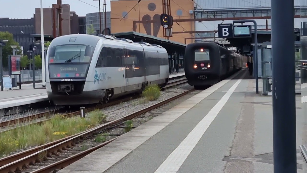 Forskellige Tog på Odense Station Del 1
