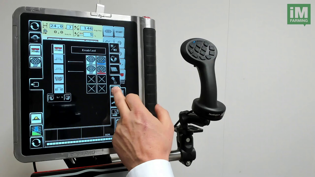 KVERNELAND IsoMatch Tellus PRO - Most important settings