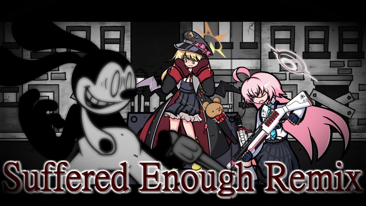 【FNF】Suffered Enough Remix but Oswald and Hoshino sings it【Blue Archive / ブルアカ】