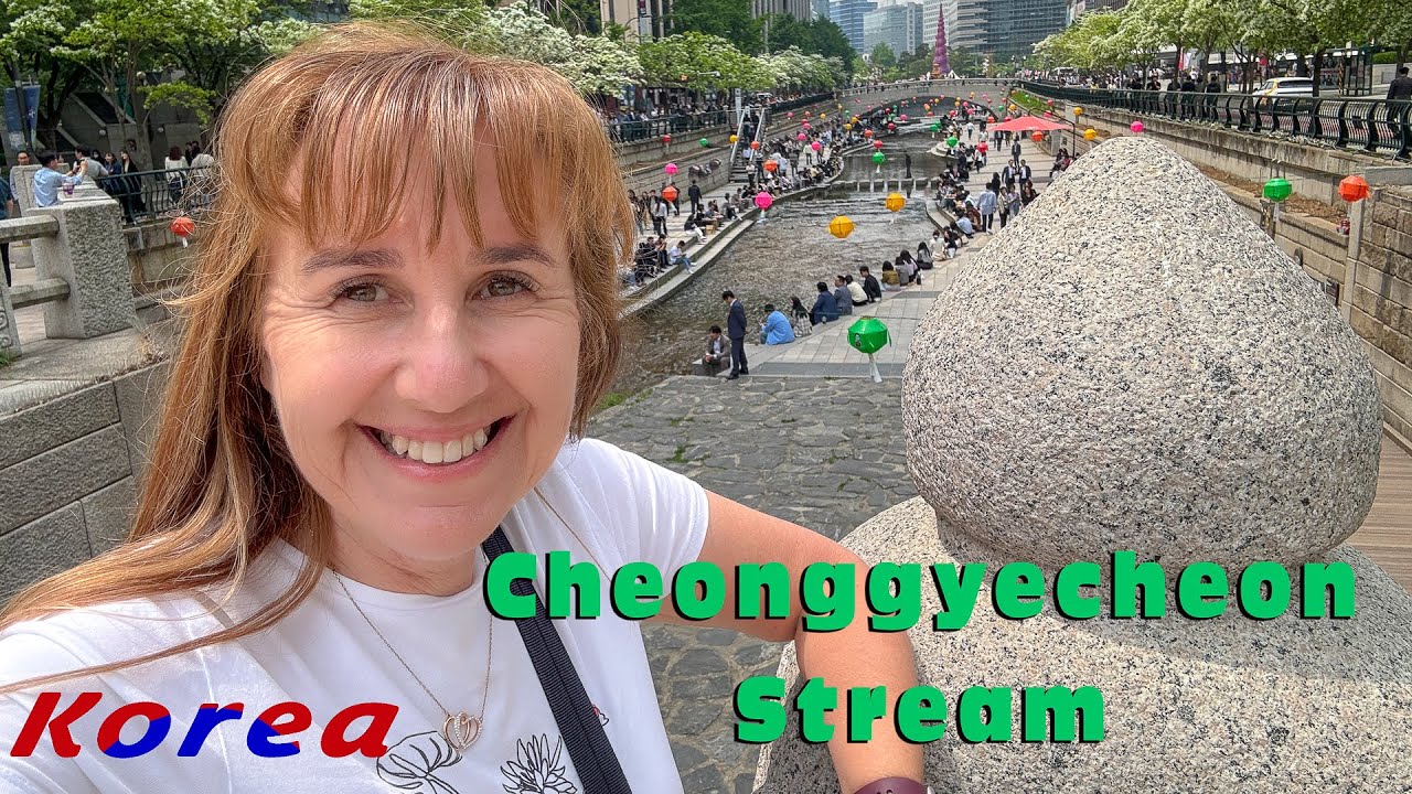 Best city walk in Seoul | 🇰🇷 Korea | 서울 | Cheonggyecheon Stream | Serene | Beautiful