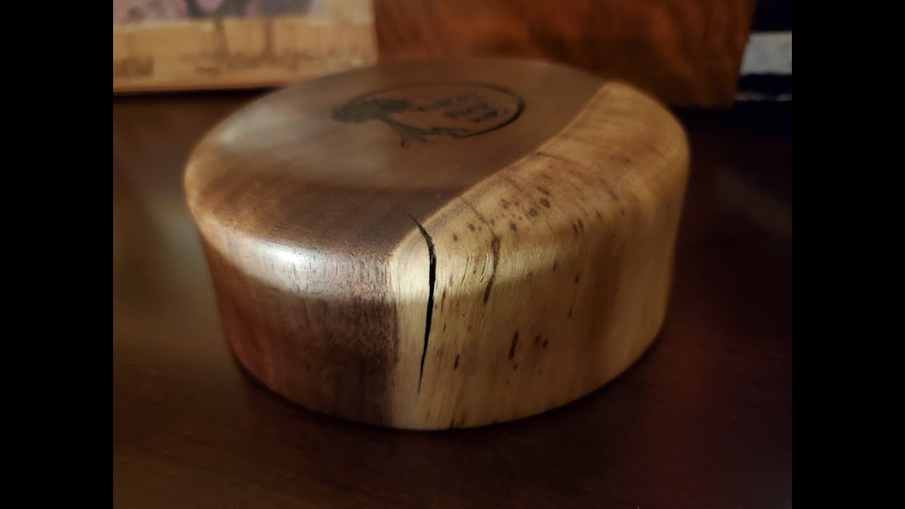 Turning a Salt Cellar from Walnut
