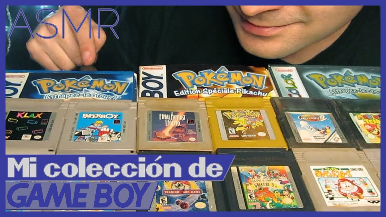 Mi COLECCIÓN de juegos de NINTENDO GAME BOY 🕹 | ASMR Español