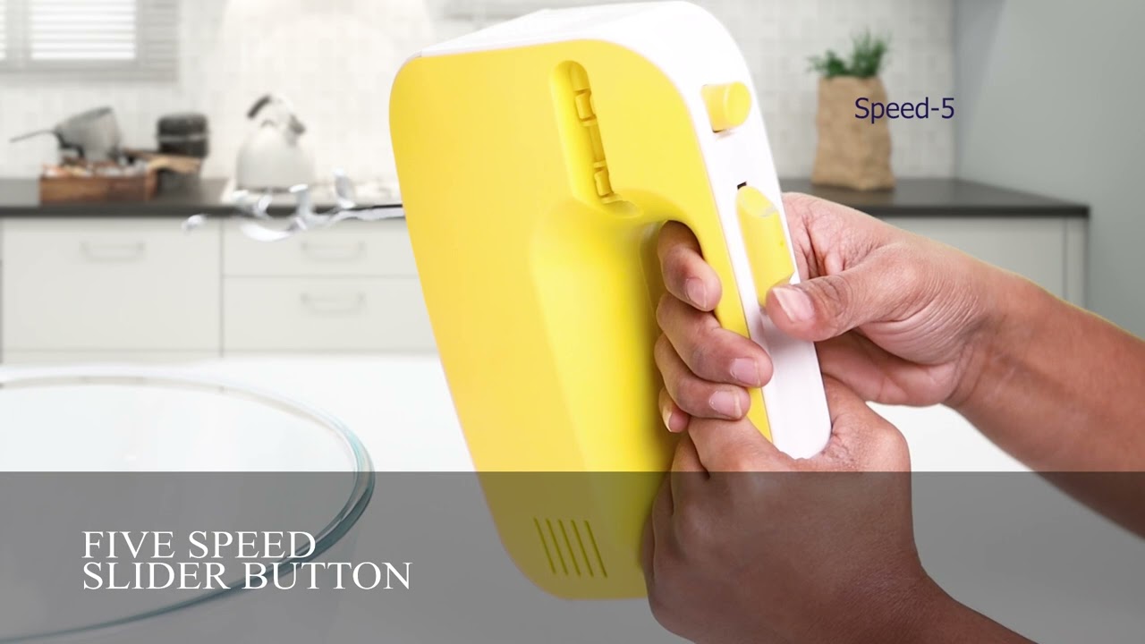 Maggi Rio Electric Hand Mixer || Blender || Beater 450 Watts 5 Speed Control || Comes With 2 Beaters
