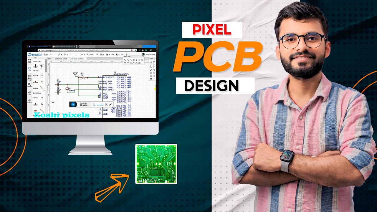 PIXEL PCB DESIGN  PART 2