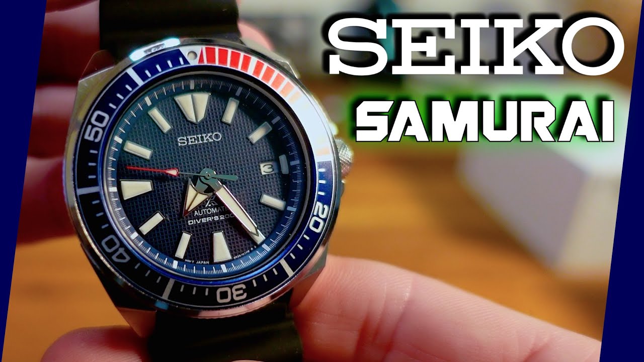 Seiko Samurai SRPB53 Pepsi Prospex Automatic Dive Watch - Unboxing