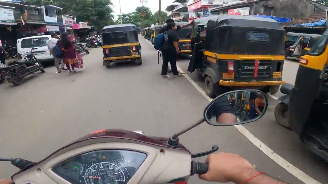 Perfect Sunday: Scooty Ride, Good Weather, and Fuel Up. Jupiter Ride | Traffic | Roads | Dahanu