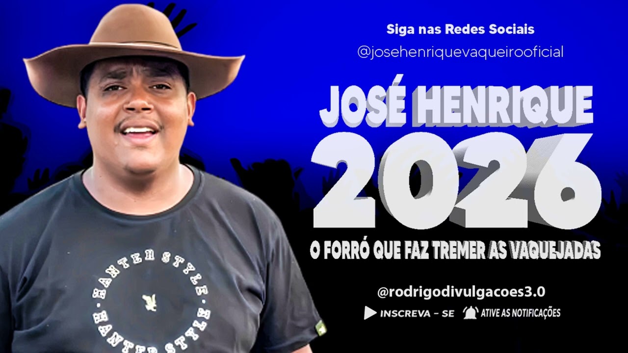 JOSE HENRIQUE VAQUEIRO – O FORRÓ QUE FAZ TREMER AS VAQUEJADAS! 💥