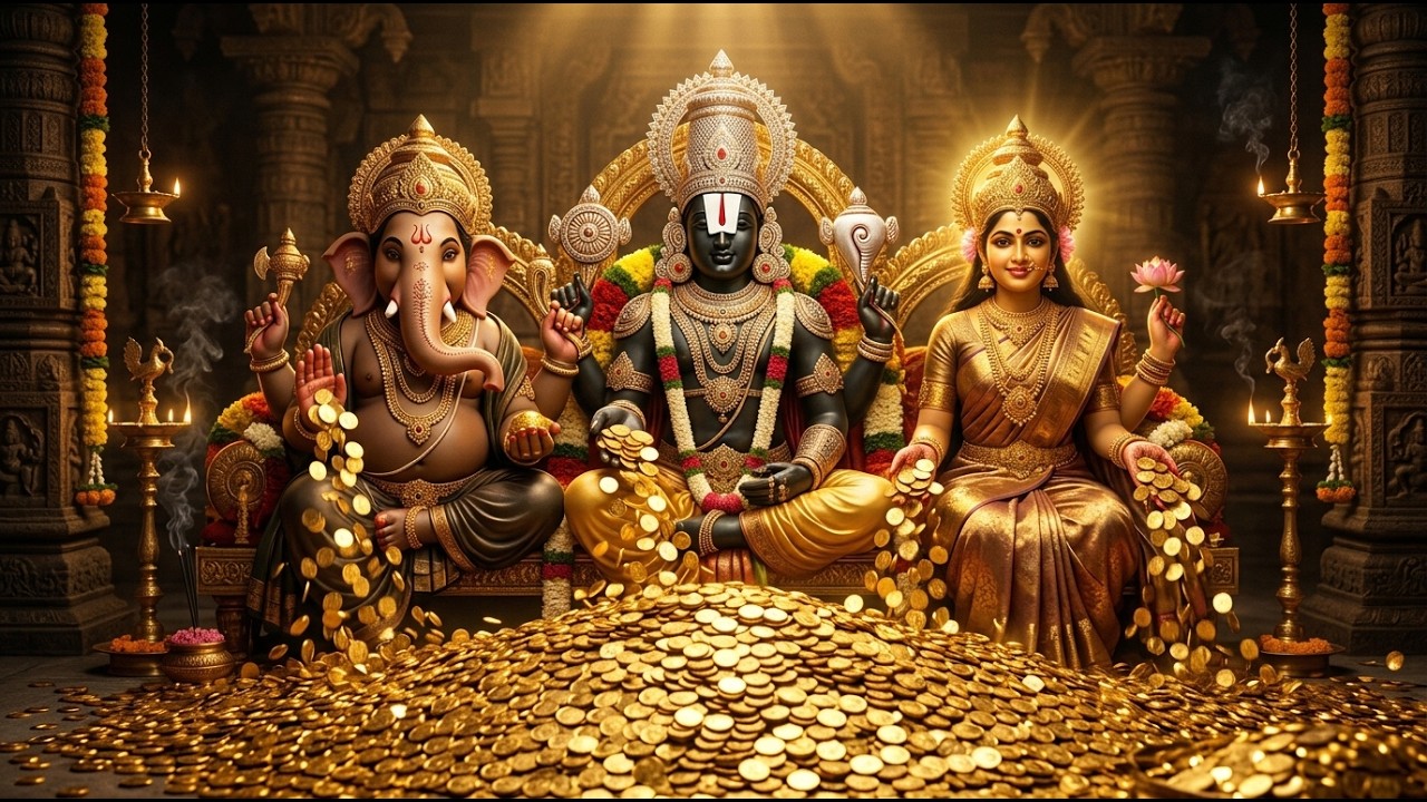 Clear Karmic Debts & Awaken Infinite Growth | Ganesha x Venkateswara x Lakshmi #WealthReset