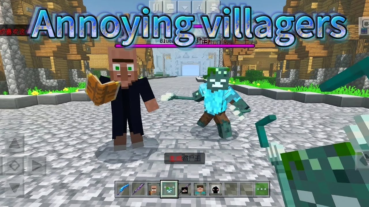 Minecraft annoying villagers addon