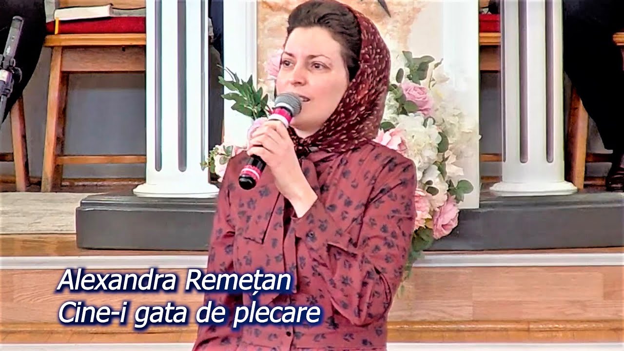 Alexandra Remețan  „CINE-I GATA DE PLECARE„