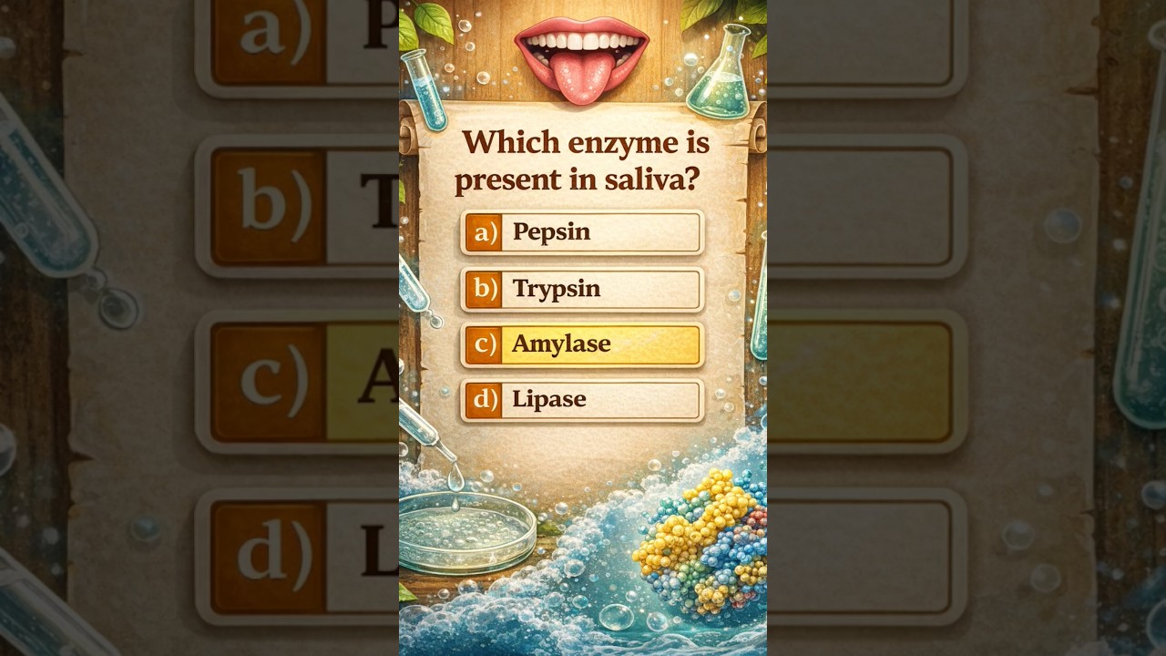 Important questions series # saliva