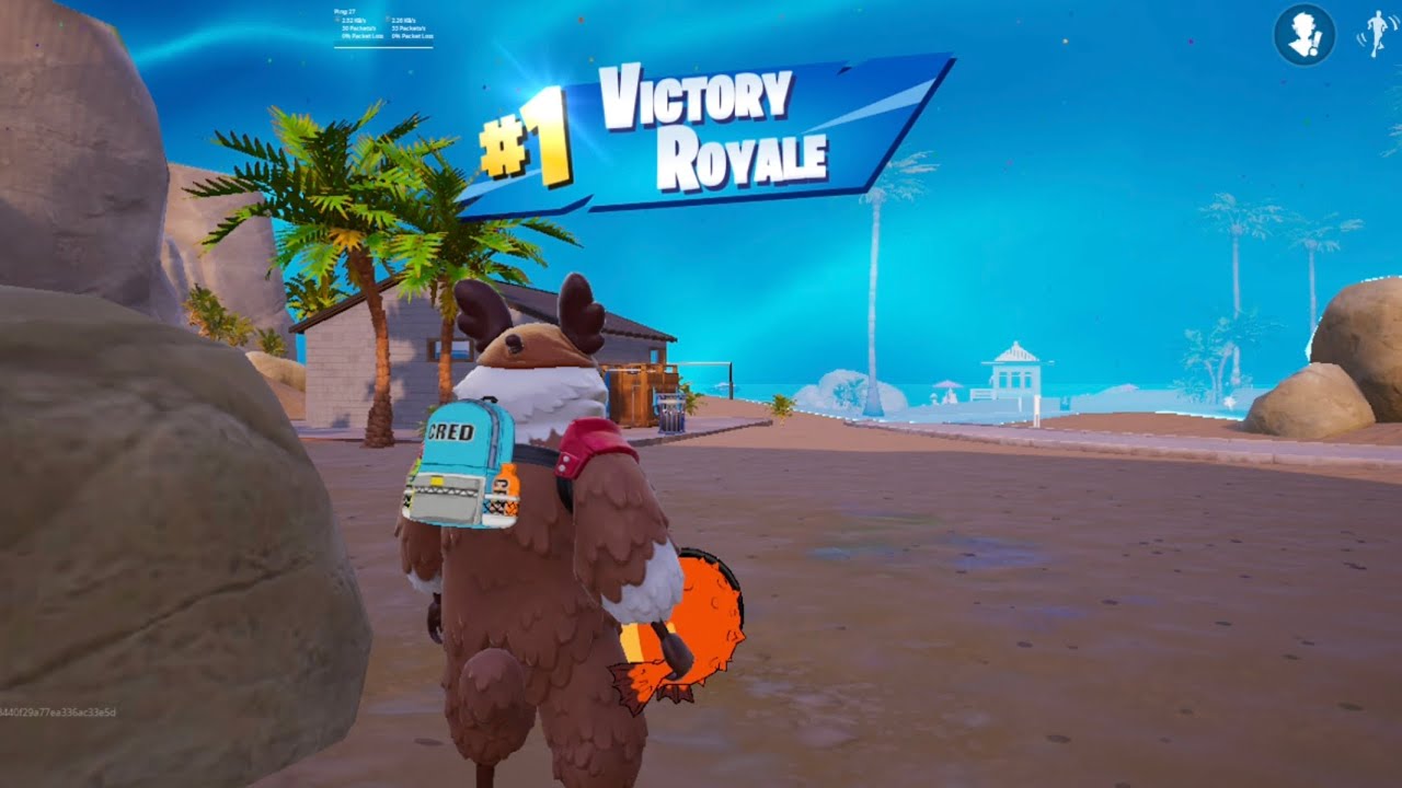 Fortnite Battle Royale Duos Victory Royale game (Chapter 7 Season 1)