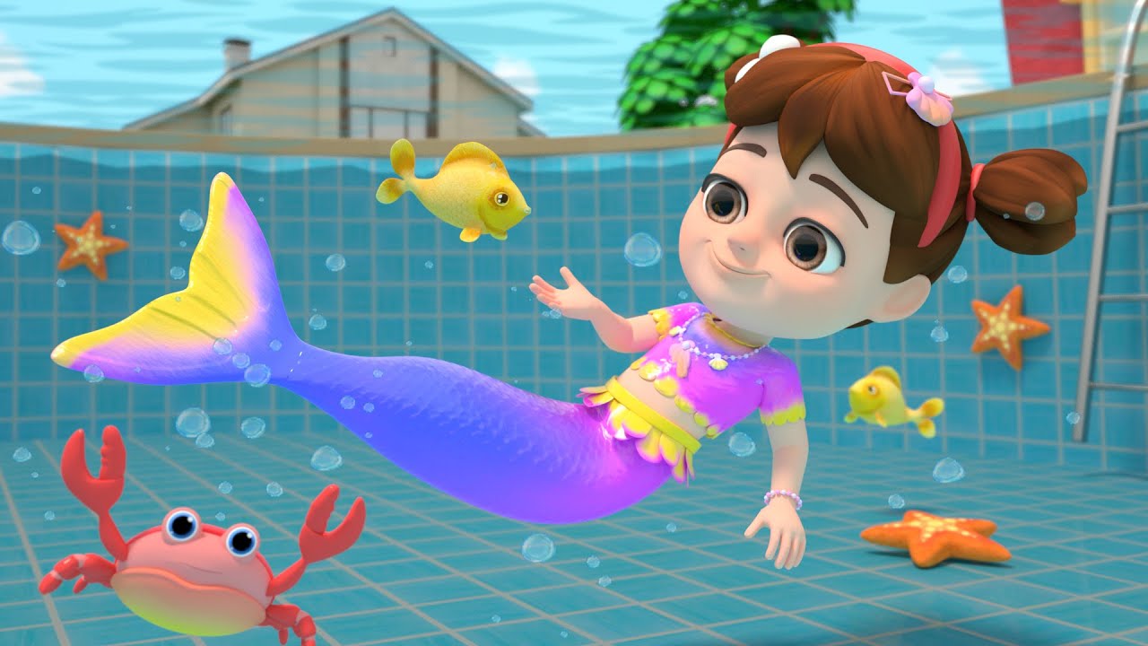 Lagu Putri Duyung Kecil + Lebih Lagu Anak Belajar | Lalafun Bahasa Indonesia