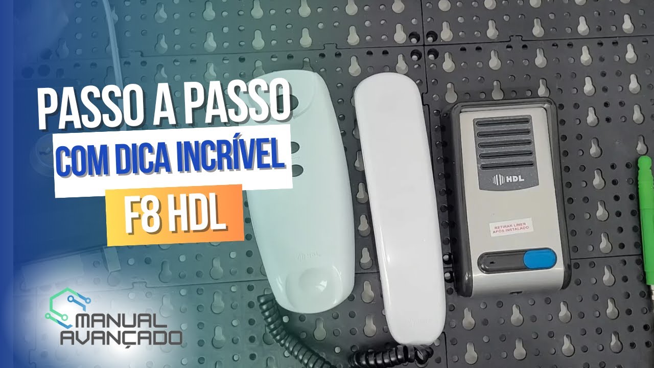 Instalação da extensão do porteiro HDL F8