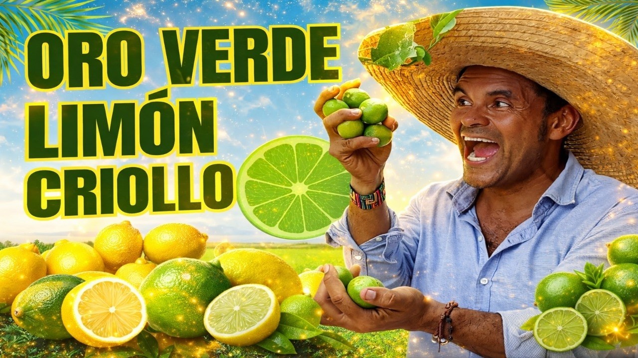 Cosechando Oro Verde: Limón Criollo Fresco.