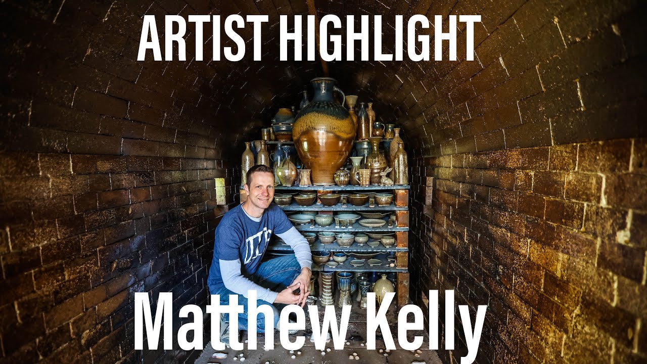 He made over 200,000 pots and NEVER sold any of them!!  Artist Highlight - Matthew Kelly Pottery