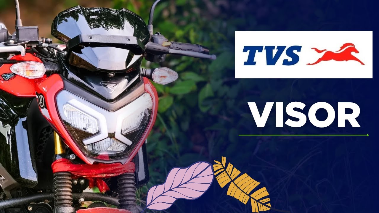 TVS Rider Windshield Visor installation