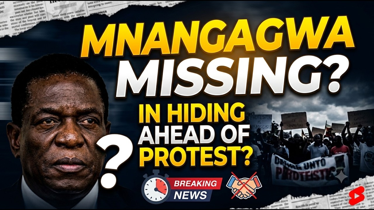 ZIMBABWE 31 JULY Midnight Operation Changes Everything | MNANGAGWA Cornered