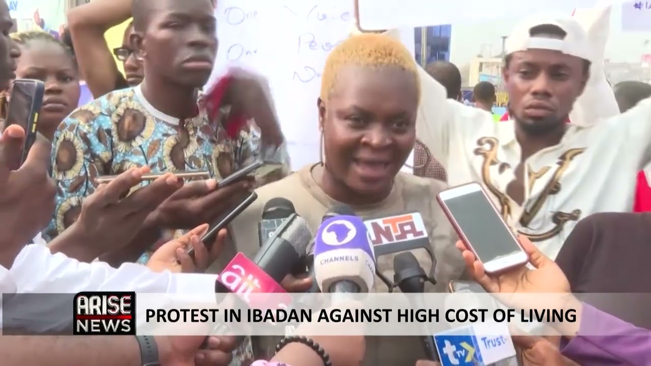 PROTEST IN IBADAN AGAINST HIGH COST OF LIVING