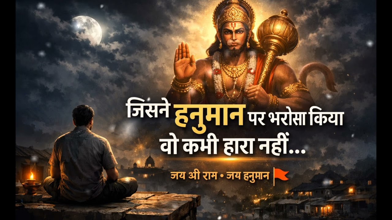 जिसने हनुमान पर भरोसा किया — वो कभी हारा नहीं | Powerful Motivational Bhakti Story 🚩