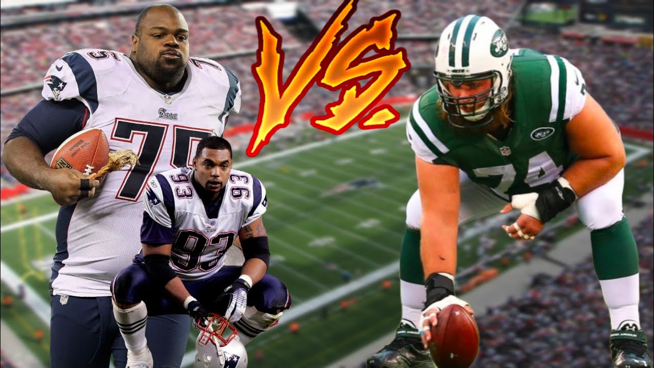 Nick Mangold vs Vince Wilfork & Richard Seymour (2007 wk 15) | OL vs DL Matchup