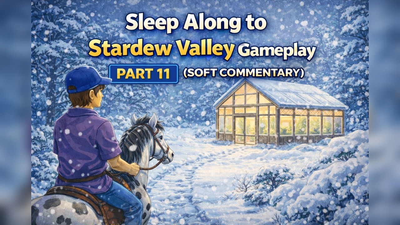 Stardew Valley Gameplay to SLEEP to (Part 11) | Cozy Longplay, Soft Commentary for Relaxing