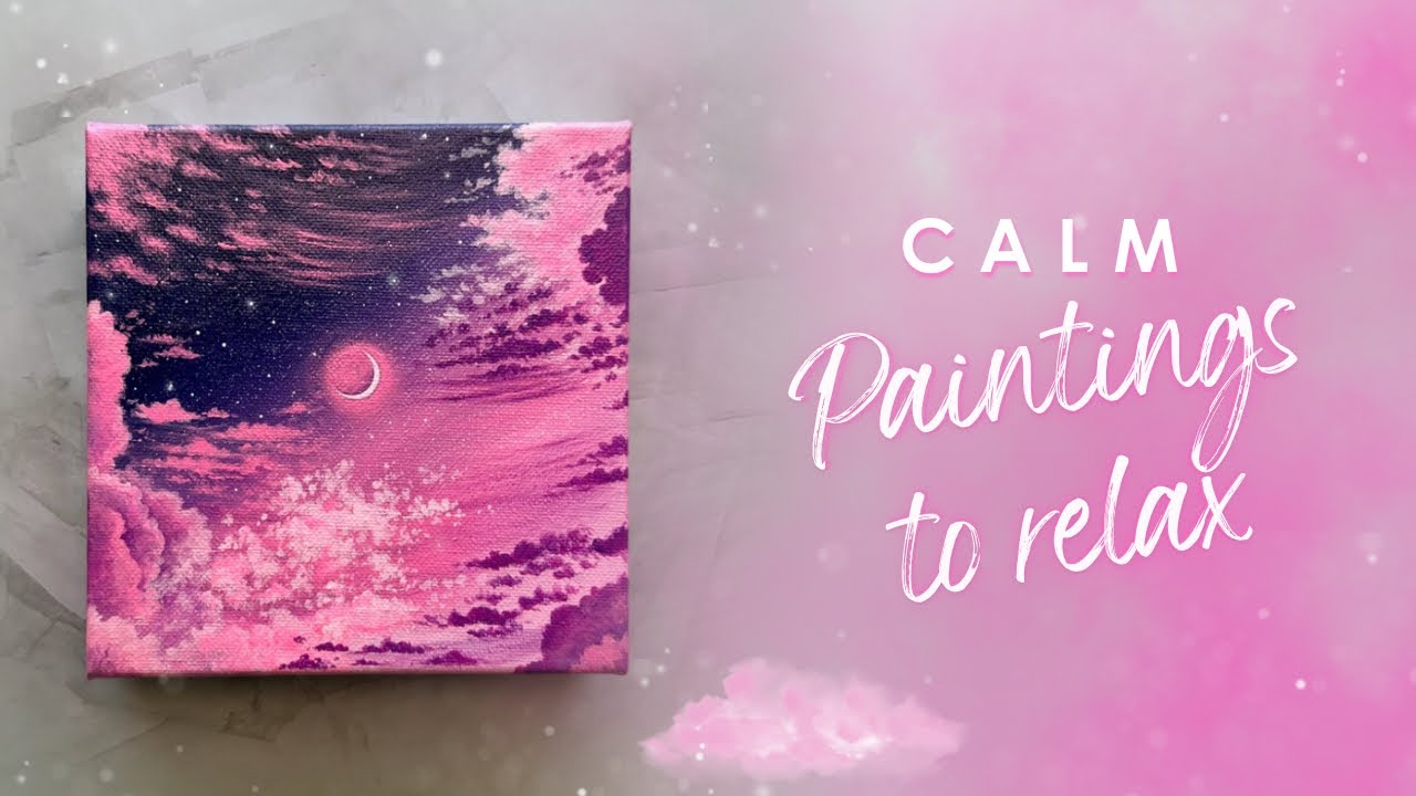 Relax your mind with these calm acrylic paintings 💞