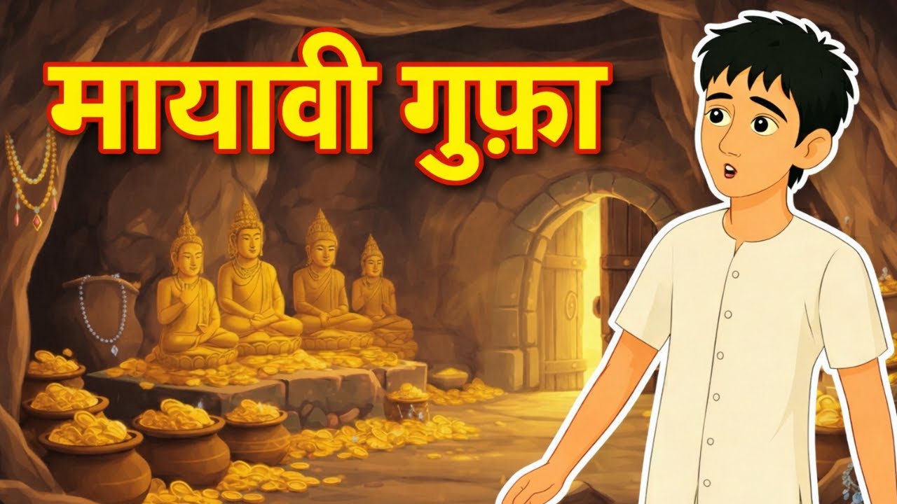 गरीब लकड़हारा और मायावी गुफा | Hindi Fairy Tales | Moral Story