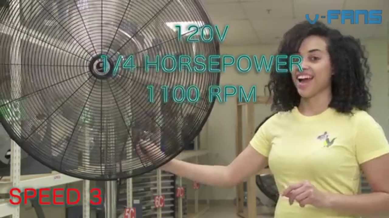 V-FANS TPI CACU30P COMMERCIAL PEDESTAL FAN